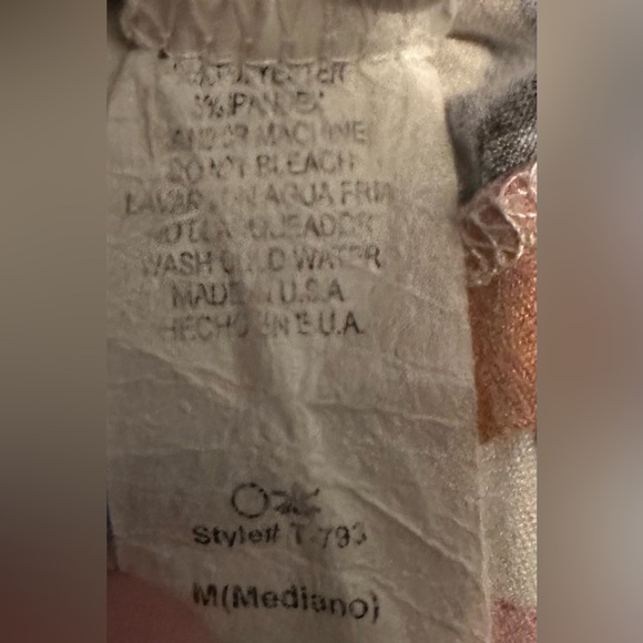 Papayon Floral Off-the-Shoulder Ruffle Top - Women’s Size Medium - Picture 4 of 4